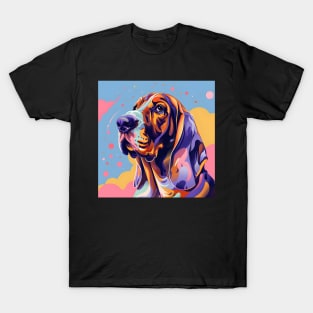 Bloodhound in 70's T-Shirt